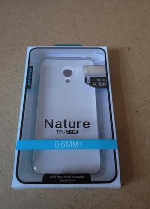 Nillkin Nature новый фирменный TPU чехол бампер для Meizu M3