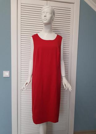 Базовое красное платье футляр батал bpc selection