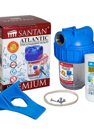 Фильтр для очистки воды Santan ATLANTIC 3PS, 1" (с картриджем)