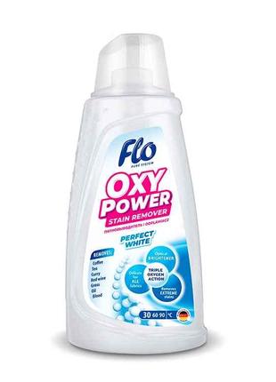 Плямовивідник д/білих ткан. Oxy Power White 1,5 л ТМ Flo