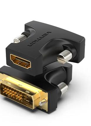 Адаптер переходник Vention HDMI-DVI-D DVI 24+1-HDMI 1.4 1080P ...