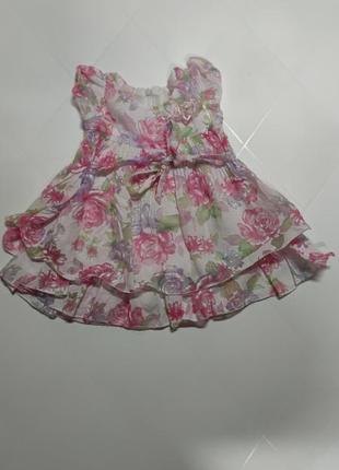 Літня сукня для дівчинки 1-2 роки
