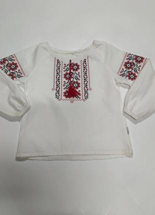 Блузка вышиванка для девочки фирмы бемби