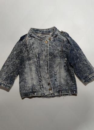 Стильная джинсовая куртка для девочки 12-14 лет h&amp;m zara next