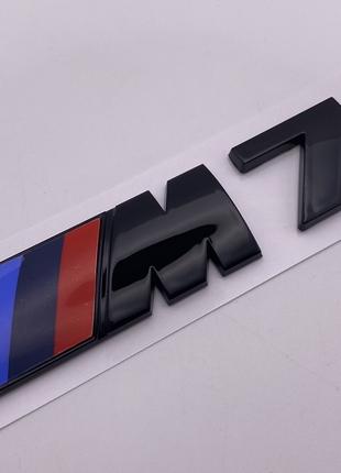 Эмблема (логотип) M Power BMW шильдик на багажник БМВ M7