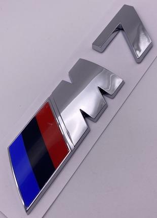 Эмблема (логотип) M Power BMW шильдик на багажник БМВ M7