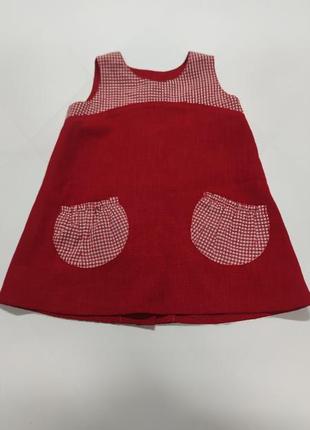 Хорошенькое сарафан платье для девочки 1-2 года h&amp;м zara m...
