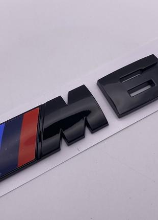 Эмблема (логотип) M Power BMW шильдик на багажник БМВ M6