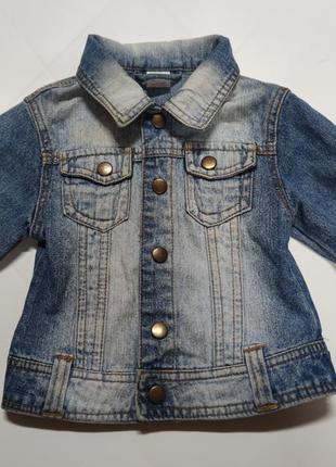 Джинсовка джинсовый пиджак для девочки 3-4 года h&amp;m zara n...