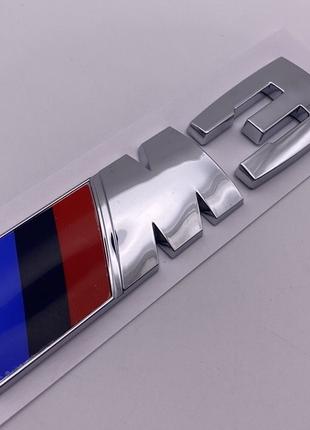 Эмблема (логотип) M Power BMW шильдик на багажник БМВ M 3 м3