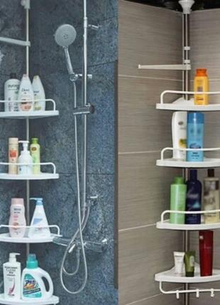 Угловая полка для ванной комнаты Multi Corner Shelf Стойка Стелаж