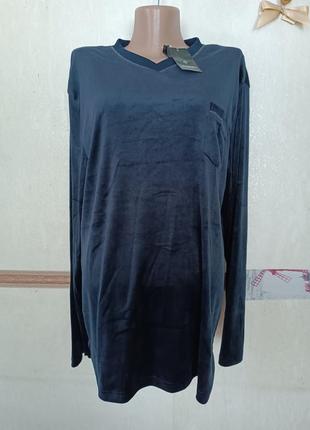 Велюровая домашняя кофта пижама р.50-52