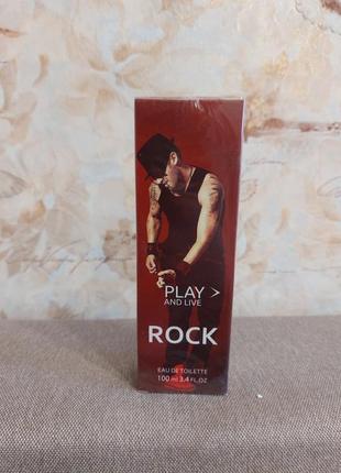 Мужской парфюм rock 100ml новый в слюде