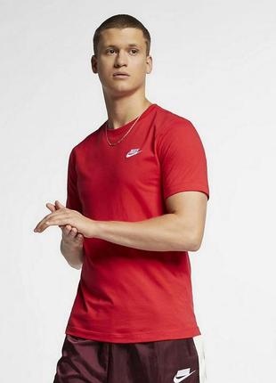 Футболка nike tee nsw club из новых коллекций