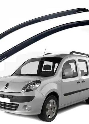 Дефлектори окон (Ветровики) Renault Kangoо II 2008-2020 (скотч)