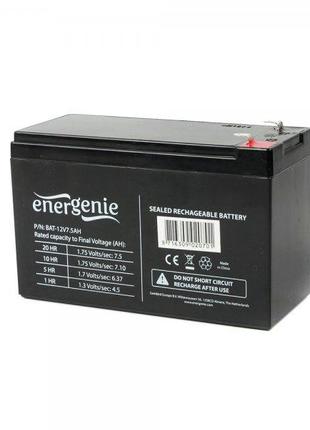 Акумуляторна батарея EnerGenie BAT-12V7.5AH, 12В 7.5Aч