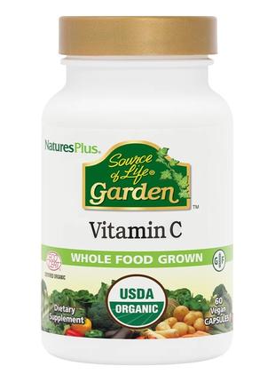 Витамин С органический, VITAMIN C, 500 мг, Natures Plus, 60 Ве...