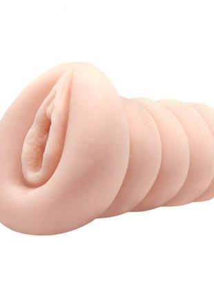 Мастурбатор вагина реалистичный Baile бежевый, 13 х 7 см