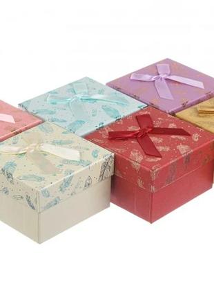 Подарочные коробочки для бижутерии 9*8,5*5,5 см (упаковка 6шт)...
