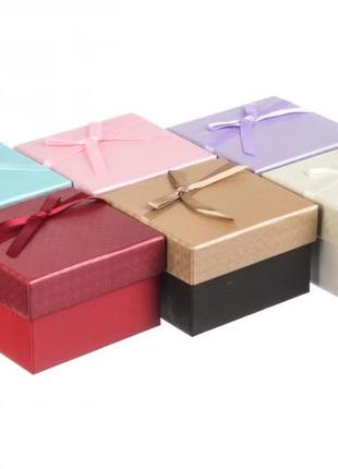 Подарочные коробочки для бижутерии 9*8.5*5.5 см (упаковка 6 шт)