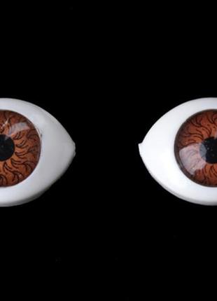 Очі для іграшок 12 мм (коричневі)