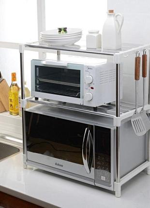 Полка органайзер для микроволновки microwave organizer no2028