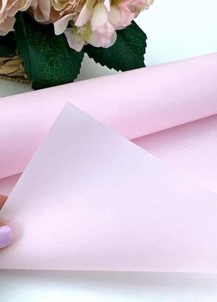 Бумага тишью 004 розовая, рулон 14м х 50 см