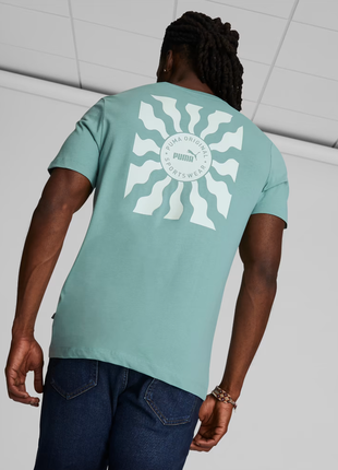 Чоловіча футболка puma sun ray circle men's tee нова оригінал ...