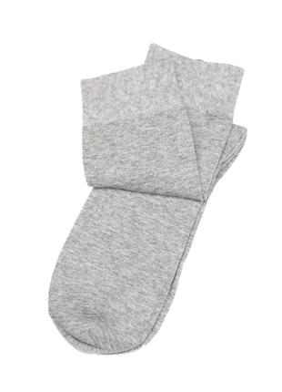 Хлопковые высокие носки серого цвета, размер 41-47