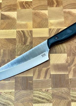 Универсальный кухонный нож Шеф ручной работы, из нержавеющей с...