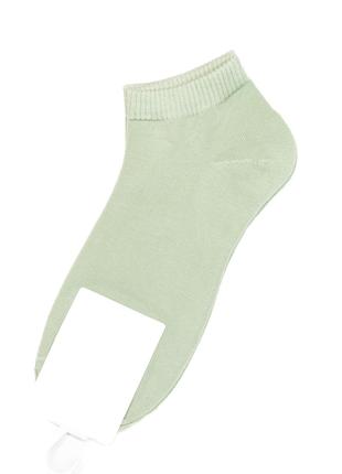 Низкие носки из хлопка цвета хаки, размер 36-41