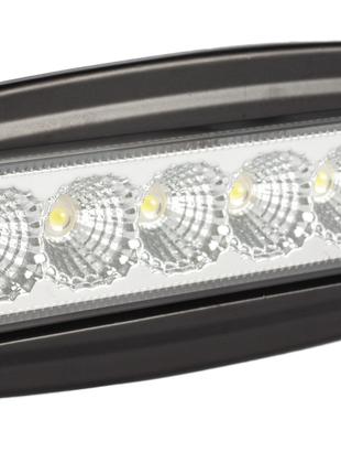 Фара LED прямоугольная 18W (6 диодов)