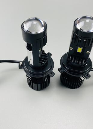 Светодиодная мини-проекторная лампа 2/24V 70W LED + линза цоко...