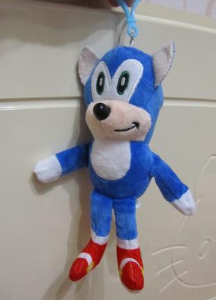 М'яка іграшка - брелок "Сонік" Їжачок Super Sonic.