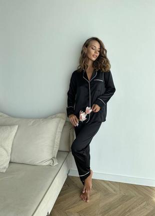 Женская пижама модель: 1175 турецкий шелк