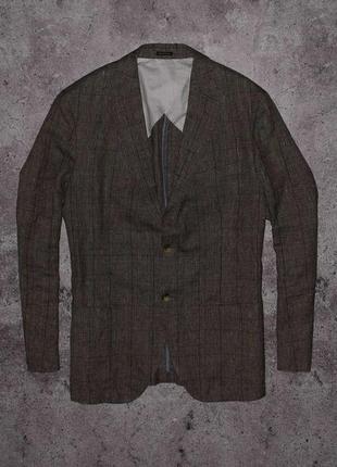 Massimo dutti extra fine linen blazer (мужской пиджак блейзер ...