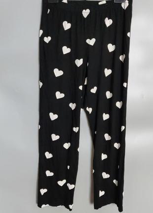 Пижамные брюки с сердечками