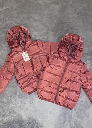 Куртка детская для девочки розовая 86