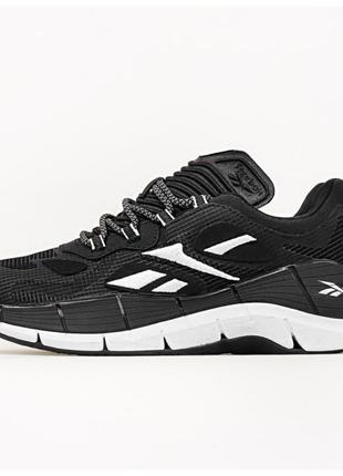 Мужские кроссовки Reebok Zig Kinetica Black White Reflective, ...