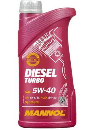 Моторное масло Mannol Diesel TURBO 5W-40 1L (MANNOL 5W-40 CG-4...