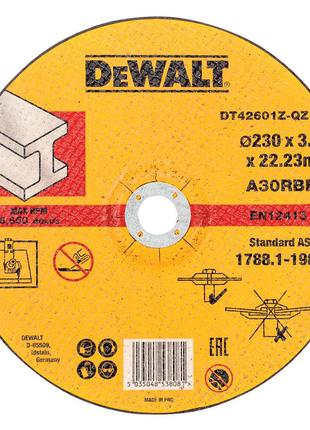 Круг отрезной по металлу DeWALT DT42601Z