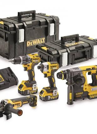 Набор из четырёх инструментов бесщеточных DeWALT DCK422P3