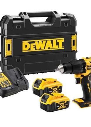 Дрель-шуруповерт аккумуляторная бесщёточная ударная DeWALT DCD...