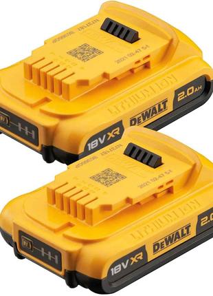 Набор аккумуляторных батарей DeWALT DCB183D2