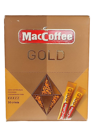 Розчинна кава в стіках maccoffee gold