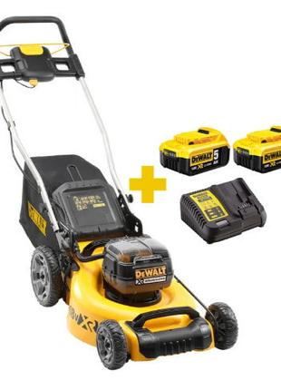 Газонокосилка аккумуляторная бесщёточная DeWALT DCMW564P2