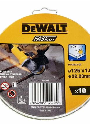 Набор кругов отрезных HIGH PERFORMANCE DeWALT DT43972