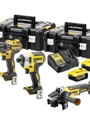 Набор из трех инструментов бесщеточных DeWALT DCK384P2T