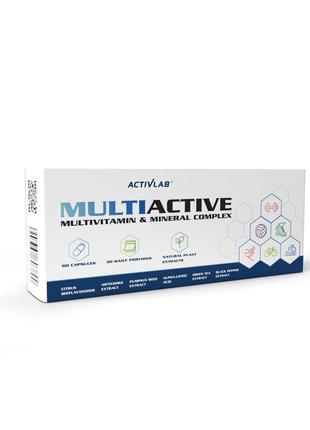 Вітаміни та мінерали Activlab Pharma MultiActive, 60 капсул