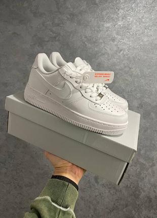 Кроссовки nike air force 1 low white &lt;unk&gt; крутые женски...